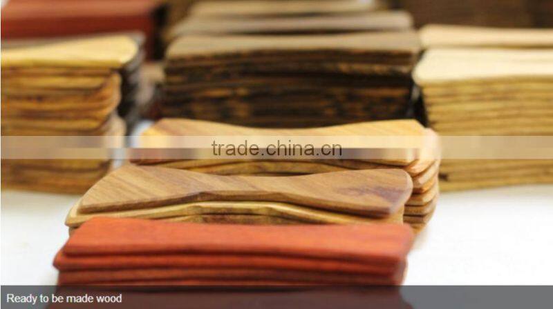 wholesale handmade fancy wooden bow tie