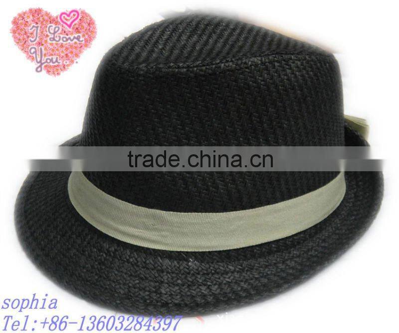 fashion straw skimmer hat.paper straw weaving hat