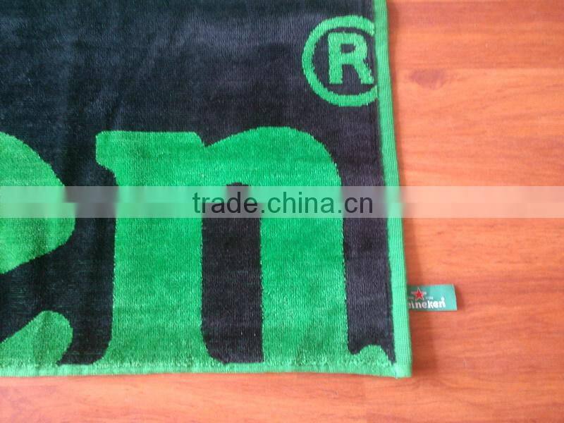 100 Cotton Woven Jacquard Plush Oversized Beach Towel