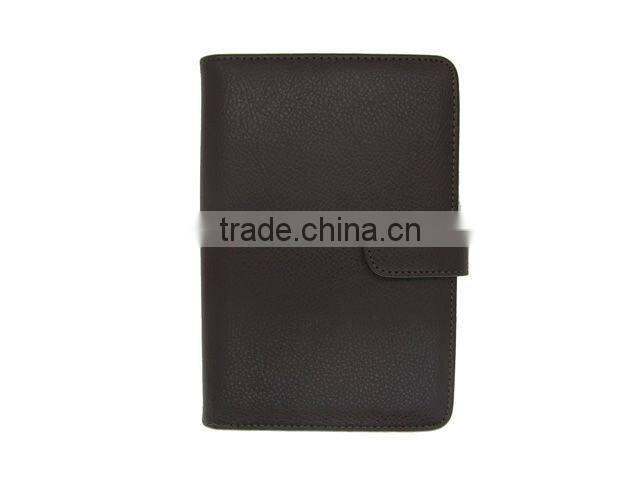 luxury fashinable noteBook Leather Cases with Credit Card Stand for Samsung Galaxy Tab P1000