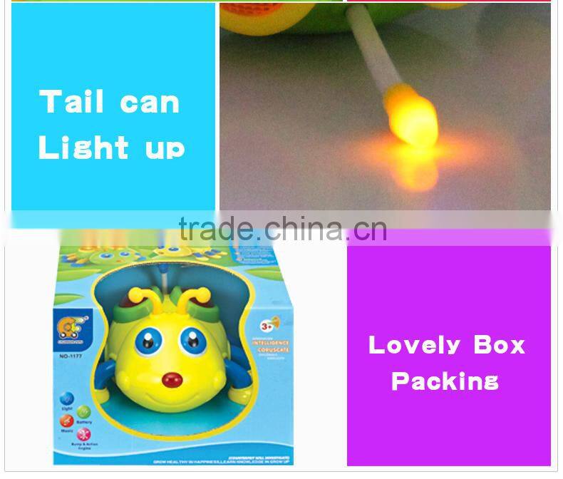 NO-1177 Kid toys-El escarabajo de juguetes Electric beetle plastic toys for sale