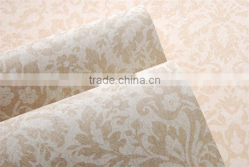 hot sale plain colour wallpaper moisture-proof wall paper for home/commerce/entertaiment/hote