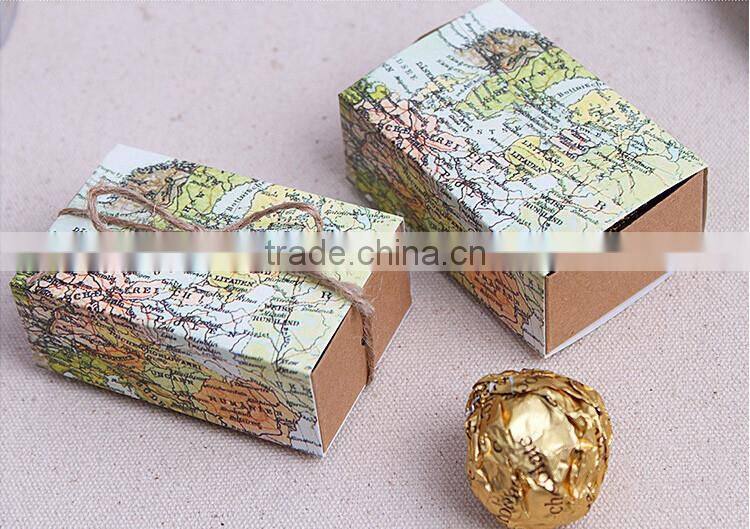 Wholesale favour boxes Wedding Favour paper Material chocolate gift box