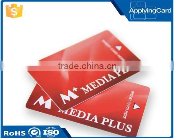 Contact RFID card printing pvc smart contact card for business memory gift card with fashionable design