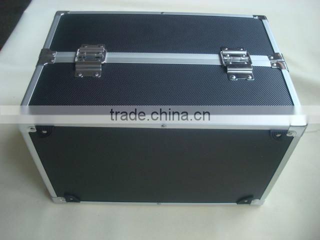 Aluminumb tool case,aluminum barber tool case at black frame,stackable tool case
