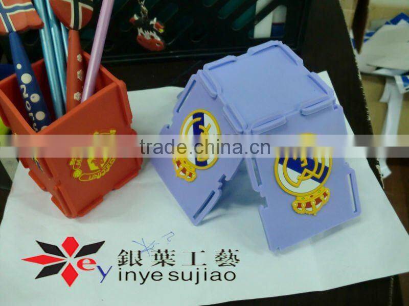 soft pvc pen holder for promotional gifts use