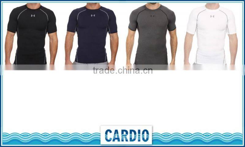 2017 UVA and UVB men's casual beachwear 16% elastane second skin men's sportwear