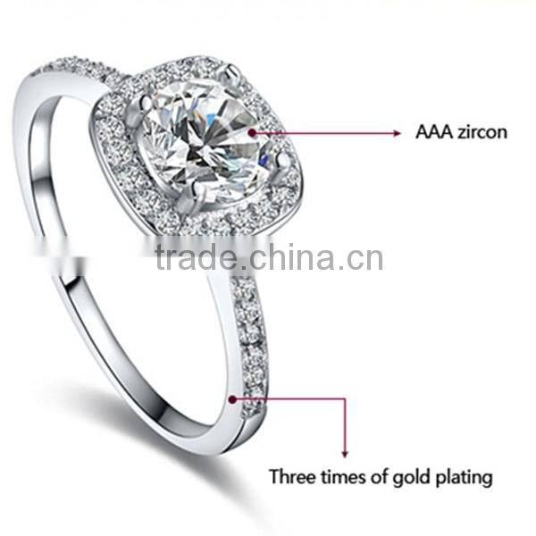 Factory Supply 18KGP Women Rings Jewelry