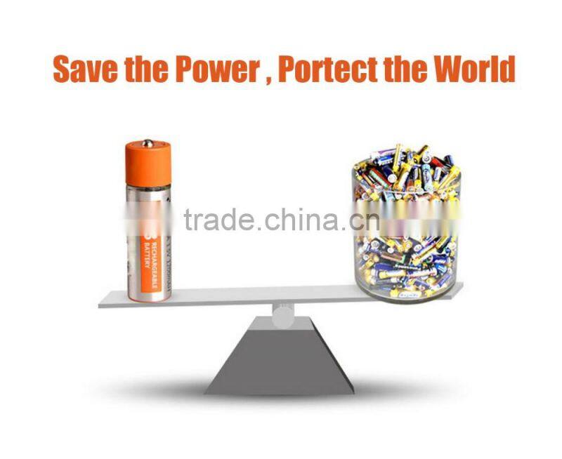 Hot AA 1.5V USB battery rechargeable lithium ion battery for toy car