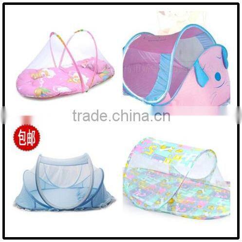Wholesales cheap new design portable kids bed mosquito nets