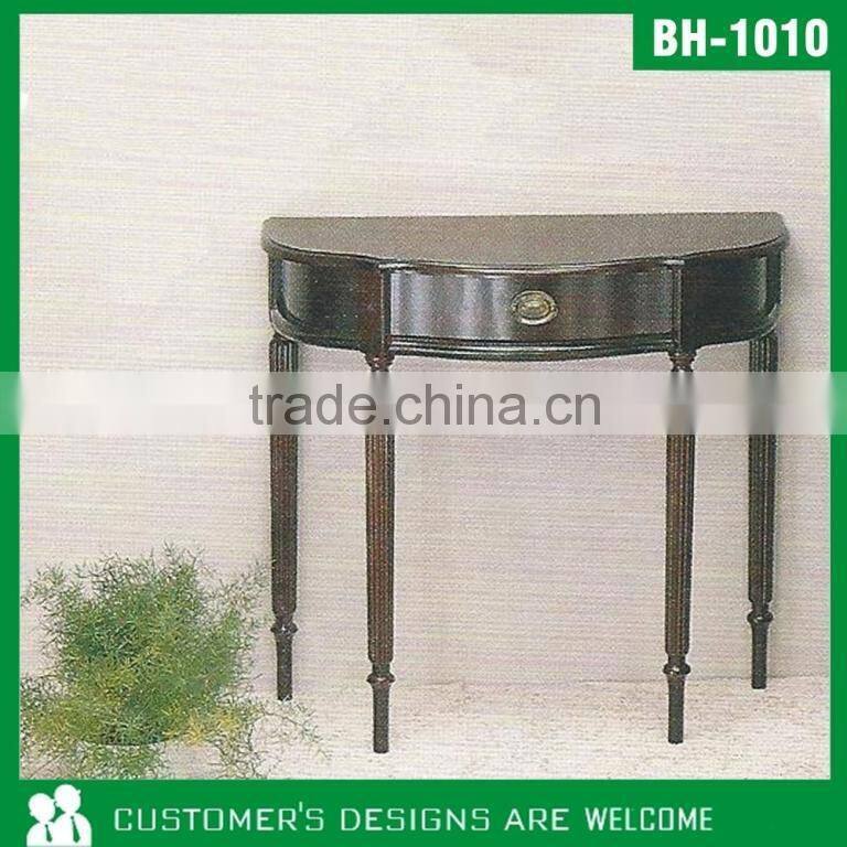 Hallway Console Table With Mirror, Classical Console Table With Mirror