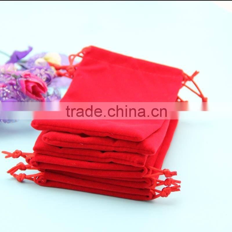 Gift packing Grey Mini Velvet Bag Pop-up Handle