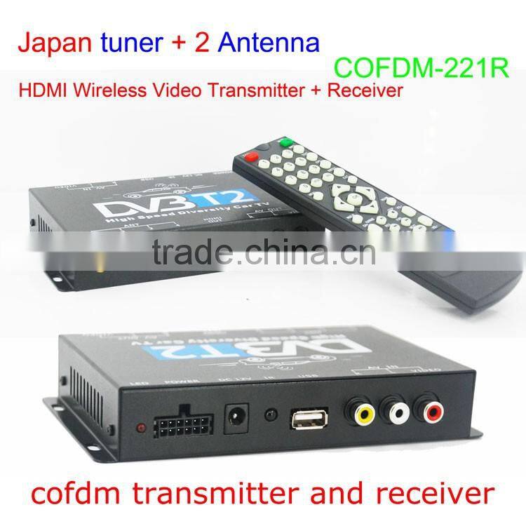 COFDM-221R AV 1080P Transmission image Transceiver CVBS 170~900Mhz Coded Orthogonal Frequency Division Multiplex