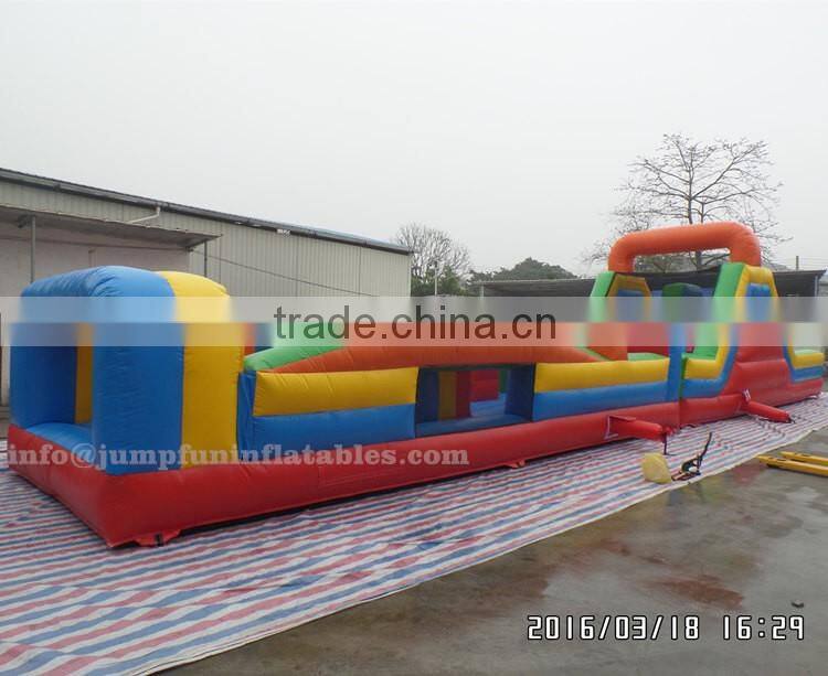 24m Large Obstacle Course adults outdoor challenge sports Boot Camp Inflatable Course for sale