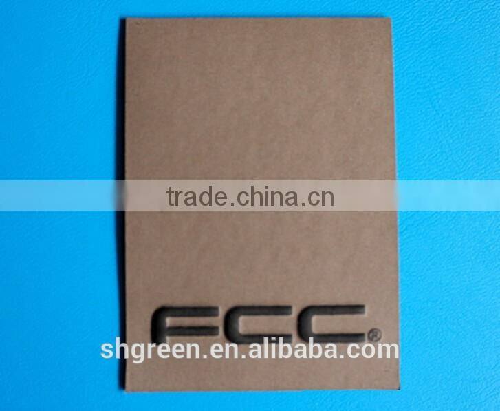 Fashion jeans brand name faux leather patch