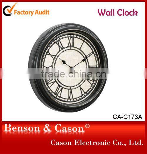 Cason Roman Numerals Wall Art Clock for Home Decoration