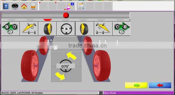 3d wheel alignment machine with multi languages and car data
