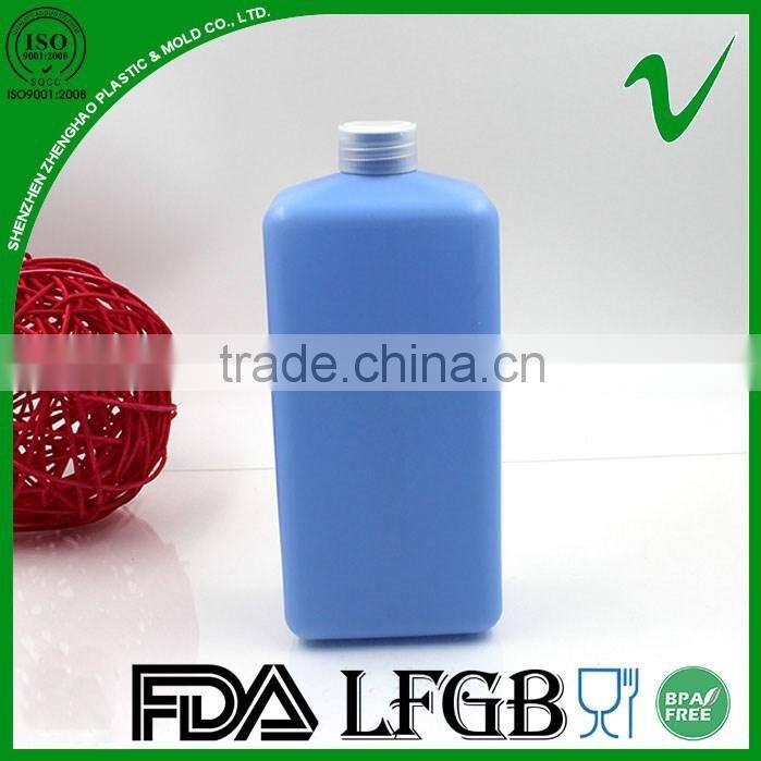Liquid packaging empty free sample HDPE plastic bottle with screw cap