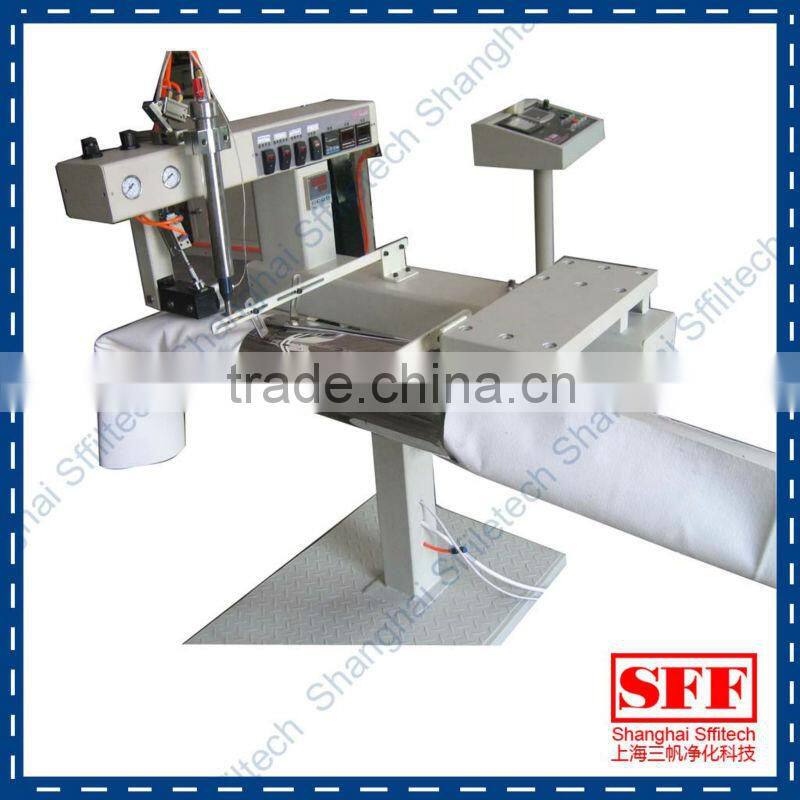 Automatic filter bag hot melting making machine