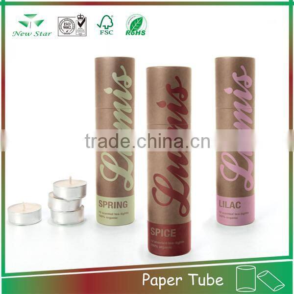 new design cylinder paper packaging cardboard tube box luxury wrapped paper can