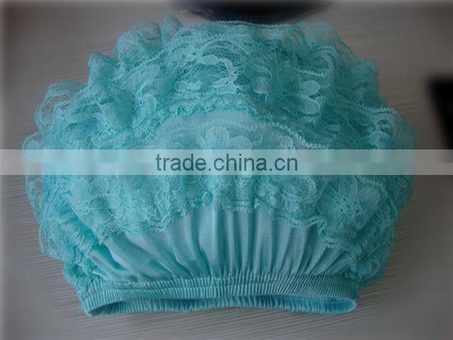 Wholesale baby infant lace ruffle bloomers boutique good looking baby bloomers Infant Cotton Shorts/Bloomer Beautiful Multicolor