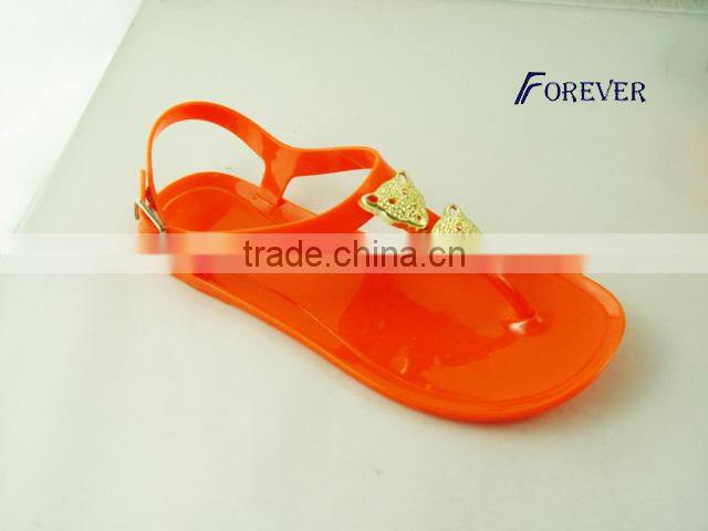 hot saling flat jelly kids sandals