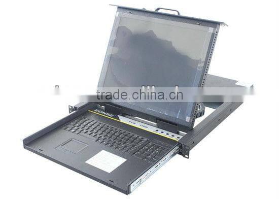 17 inch 8-port LCD consle drawer ednse KVM