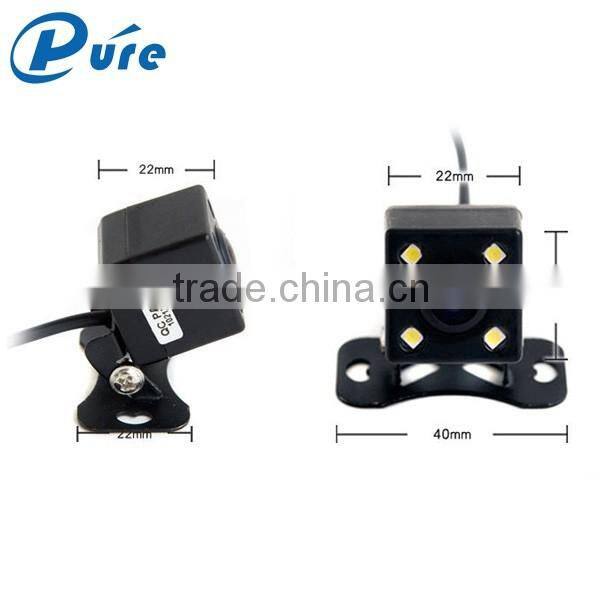 Cheap Universal Car Rear View Mirror Camera with Parking Sensor 170 Degree Wide Angle 12V DC