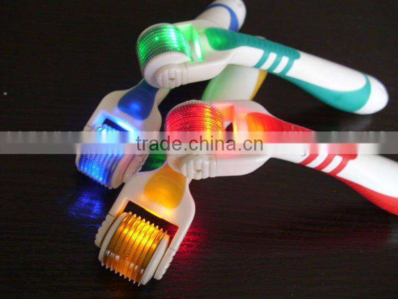 2011 led acne therapy rejuvenation derma roller
