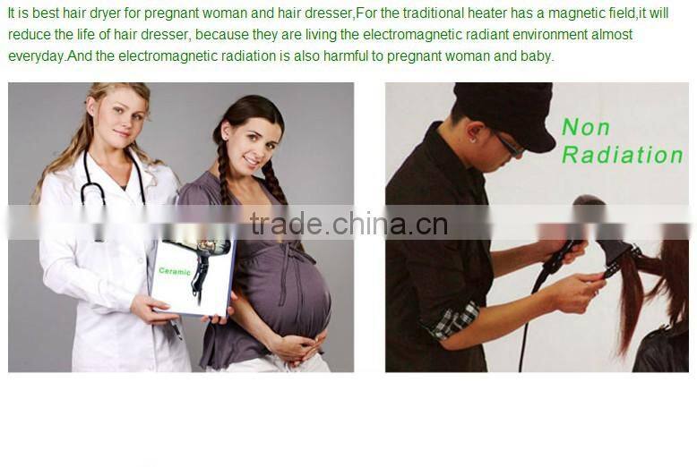 2014 new design Far-infrared Cellular Ceramic ionic hair blow dryer
