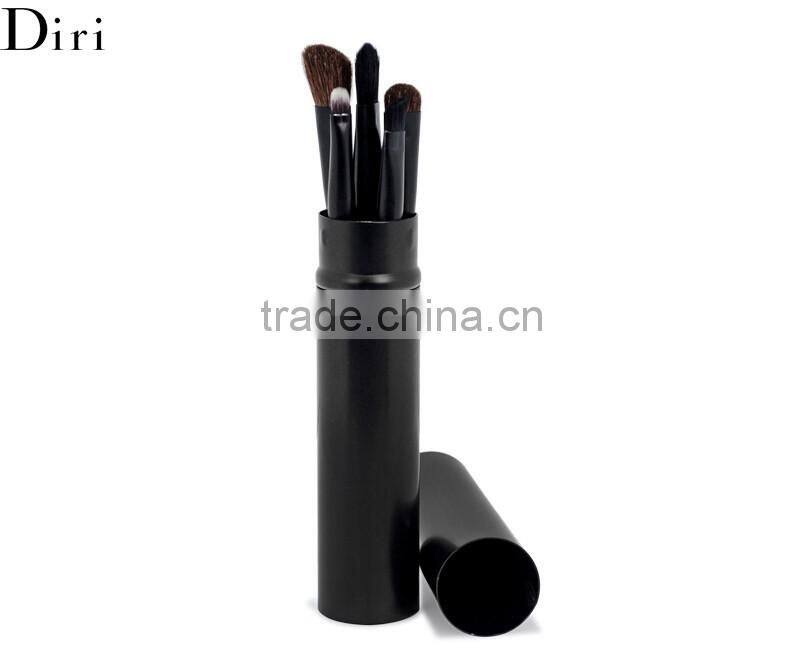 Black 5pcs portablel makeup use eyebrow brush