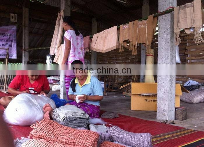 White Scarf and Shawl Genuine Naturally Dyed Colour Handmade Handcraft Weaving Scarfs & Shawls from Thailand