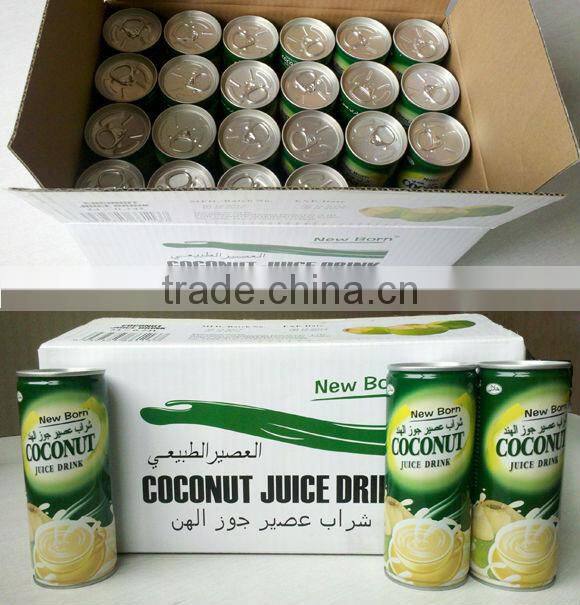 cocos nucifera table drink squash 24 cans per carton