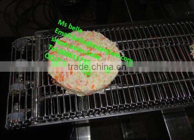 automatic Hamburger patty production line/burger patty making machine