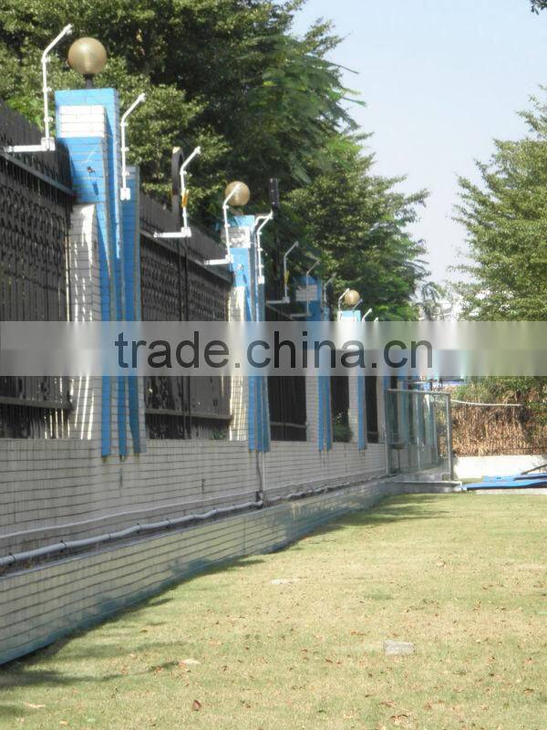 Electric fence energizer security systems for home