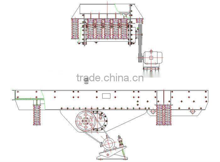 Mining Motor Vibrating Feeder with ISO9001:2008/IQnet