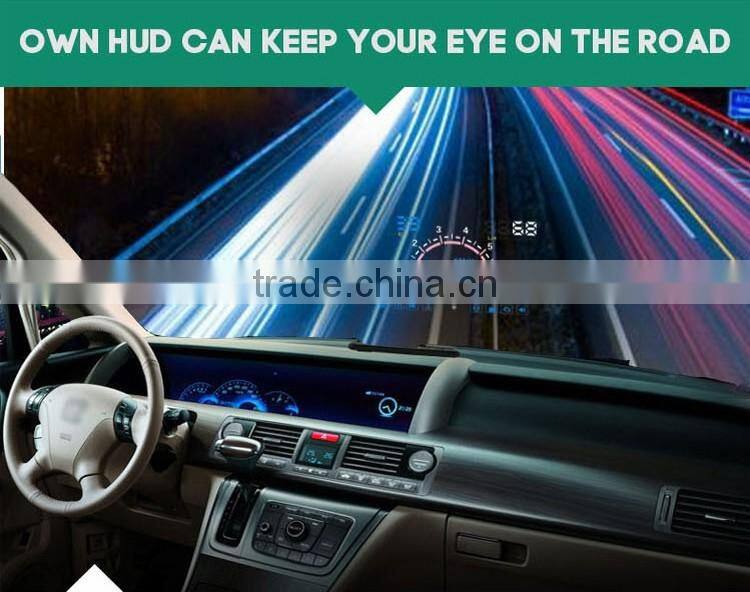 LED Digital OBD2 HUD E350 5.8" Inch Car OBD head up display HUD