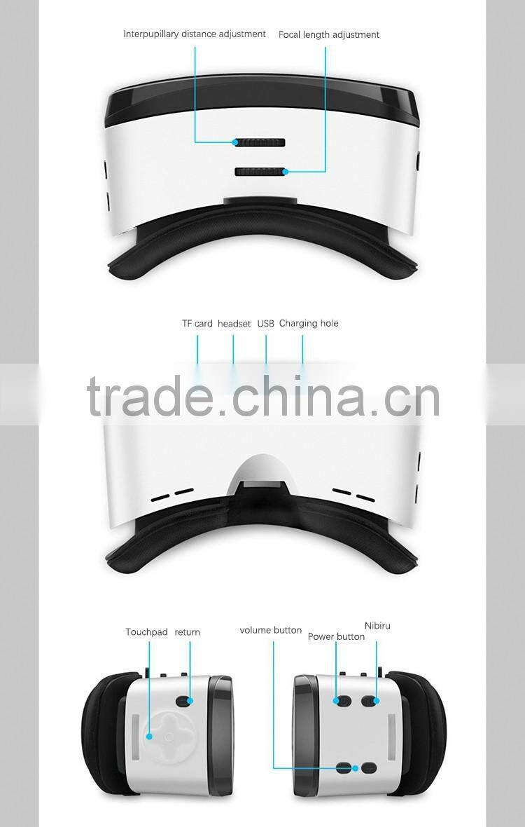Consumer Electronics 2016 High Quality Leather VR BOX, Online Shopping VR 3d Glasses VR Helmet