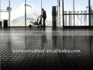 from 3mm to 6mm thickness Coin Round pattern Rubber Floor matting