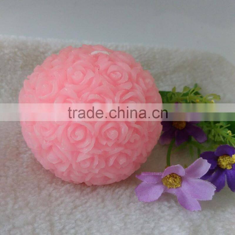 Small Rose Flower Ball DIY Crafts Mold Handmade Decorative Silicone Soap And Candle Molds