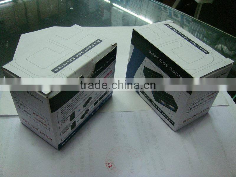 250MHZ 4port VGA Spliter ,4 port VGA splitter ,VGA splitter with 4 port