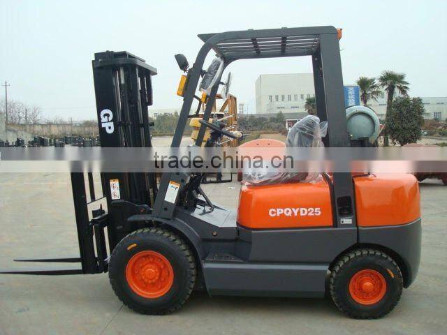 High quality 1.5Ton Gasoline or LPG forklift Truck