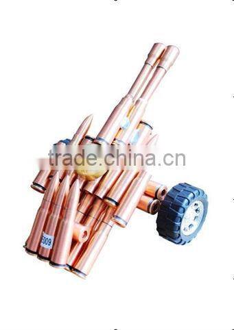 Cannon model with bullet