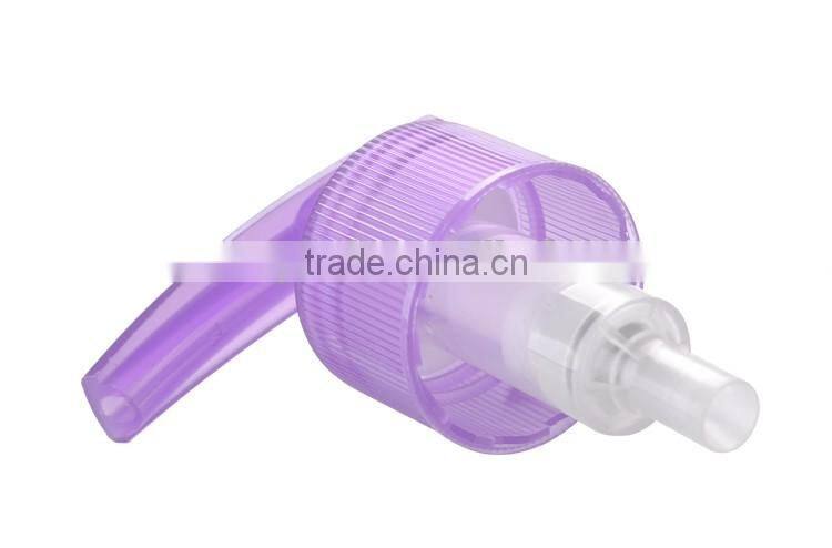 High quality plastic ribbed screw down lotion pump