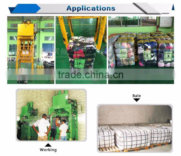 CE ISO Certification Hydraulic Waste Paper Baler Machine Vertical Baler