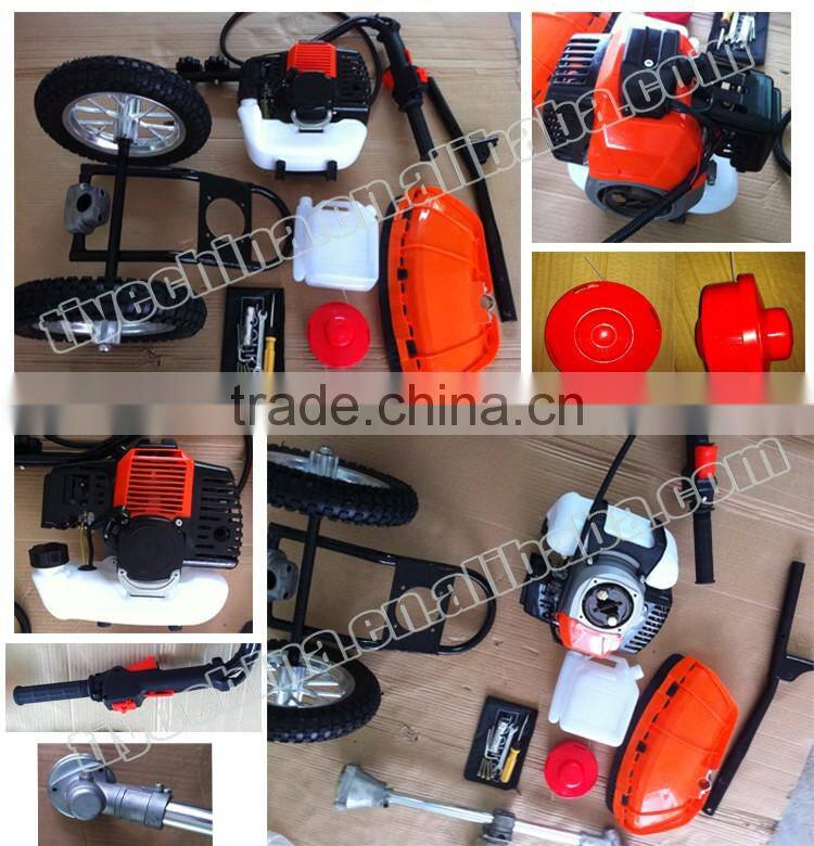 professional garden tools brush cutter with two wheels supplier on alibaba