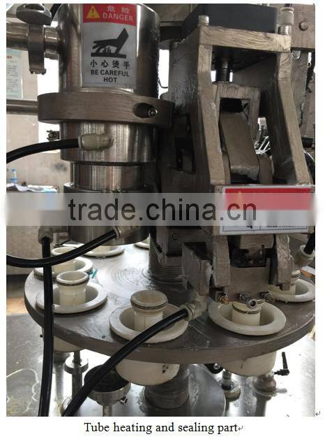 SGF-50 Fully Automatic plastic laminated tube filling & sealing machine with PLC and touch screen control