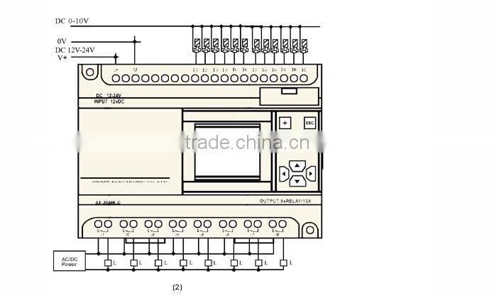 AF-20MR-D DC power supply 6 point DC input (analog) 4 point relay output Programmable Intelligent Logic Controller PLC