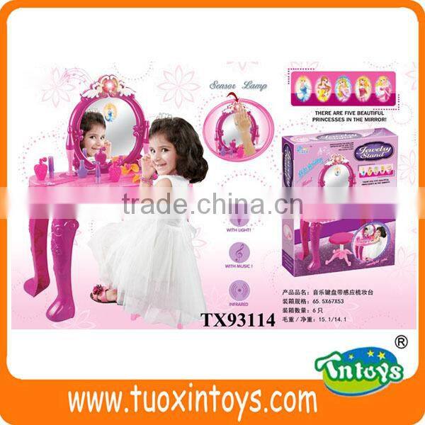 children kindergarten furniture toys princess study table and chair set