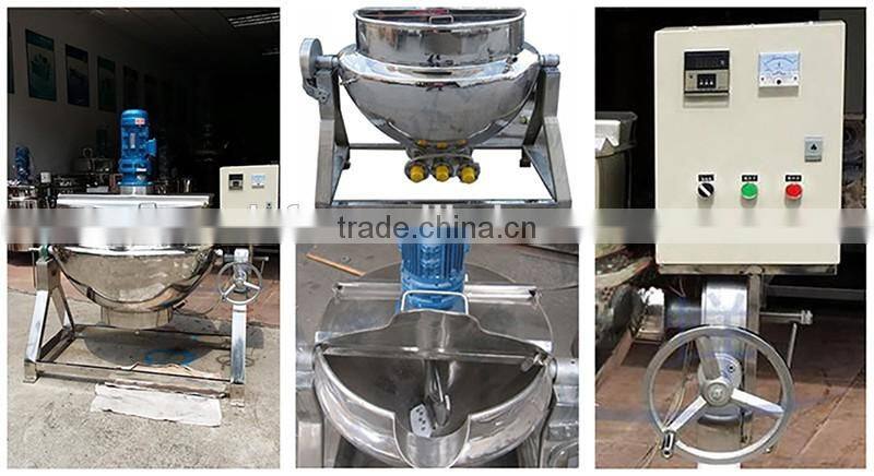 Tilting electric heating cooking kettle